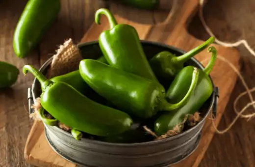 jalapeno pepper is a great option for those who can't take spicy food but prefer thai dishes.