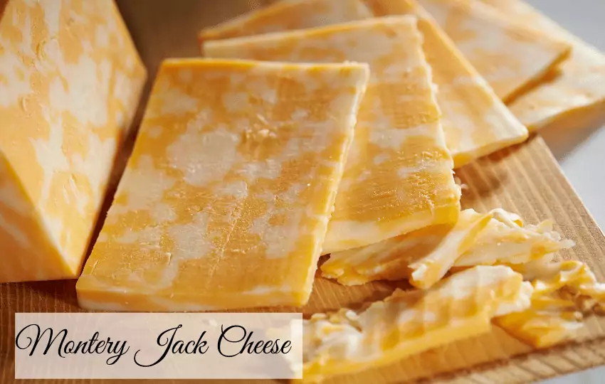 sliced montery jack cheese
