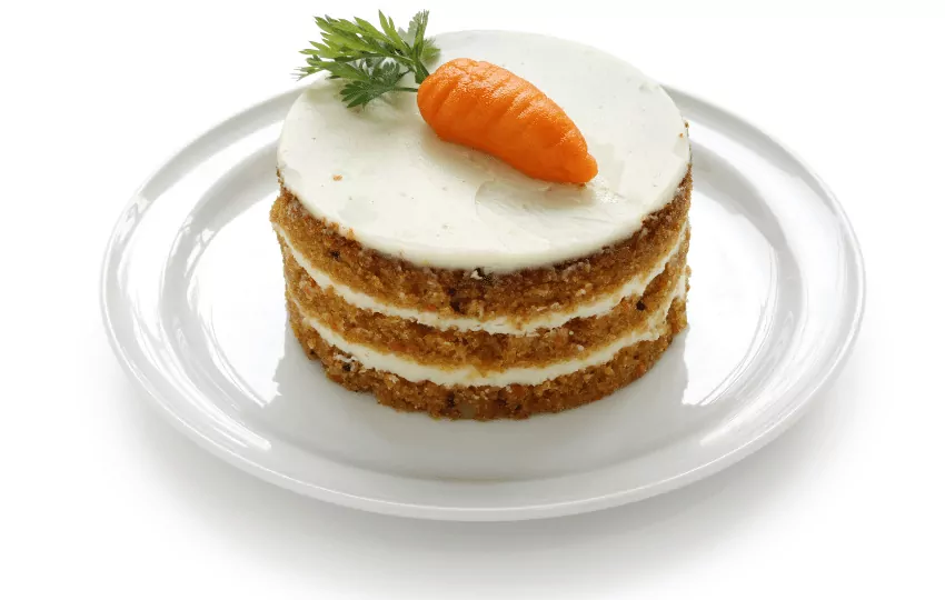 carrot cake made without using corn oil.