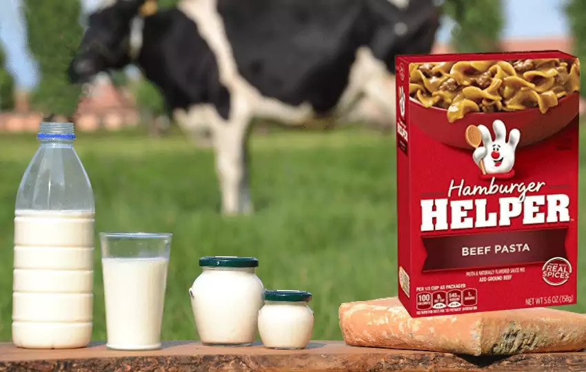 you can eat hamburger helper without milk.