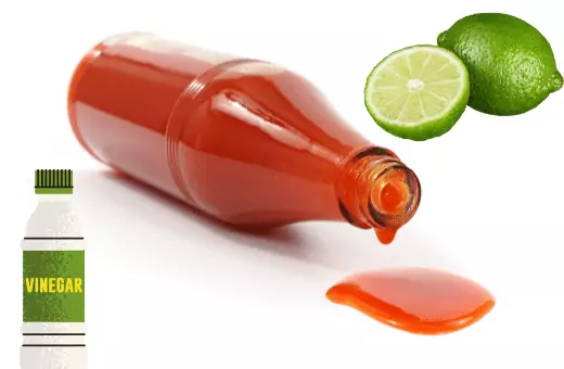 mix of hot sauce, lime and vinegar is a famous substitute for amba sauce.