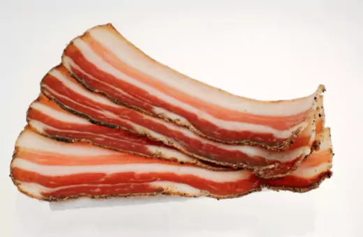 pancetta has a slightly sweet and nutty flavor and is chewy in texture. pancetta is a great option to use your pasta dishes instead of salted pork.
