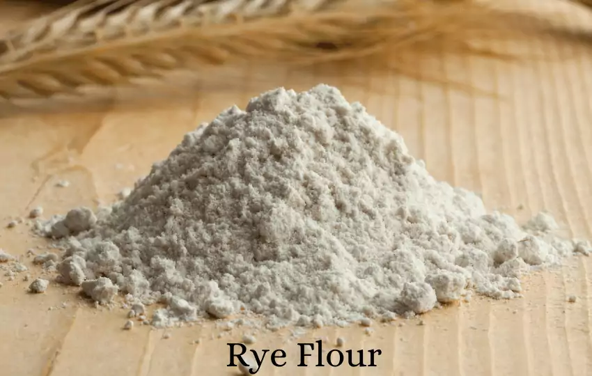 rye flour is produced from rye grains. The whole grain is ground to a flour, which can be light or dark in color depending on the degree of milling. 