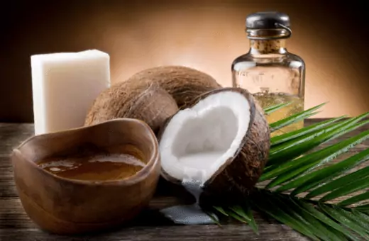 coconut oil is a healthy replacement for vegan lard.