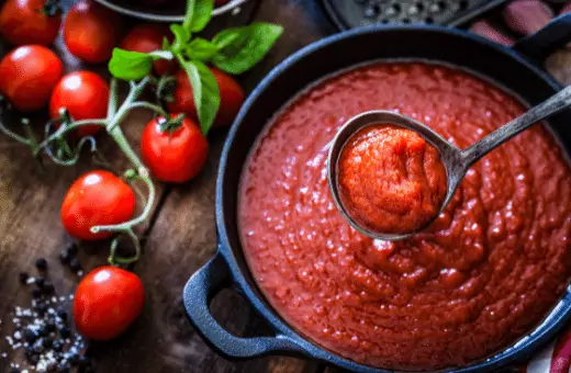 use tomato sauce or pureed tomatoes as a great substitute for condensed tomato soup