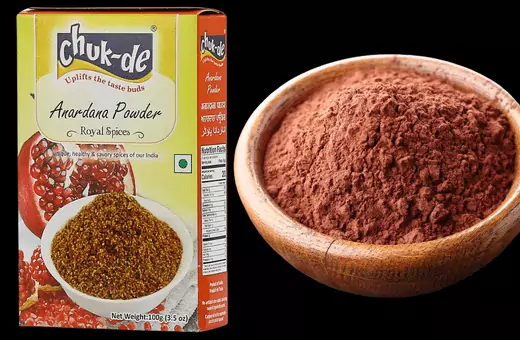 anardana powder is a popular alternative for mango powder
