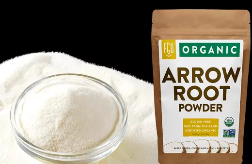 arrowroot powder is a good substitute for okra as a thickening agent
