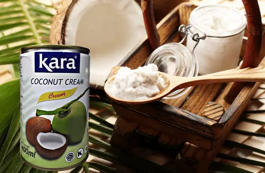you can use coconut cream as a substitution for coconut nectar