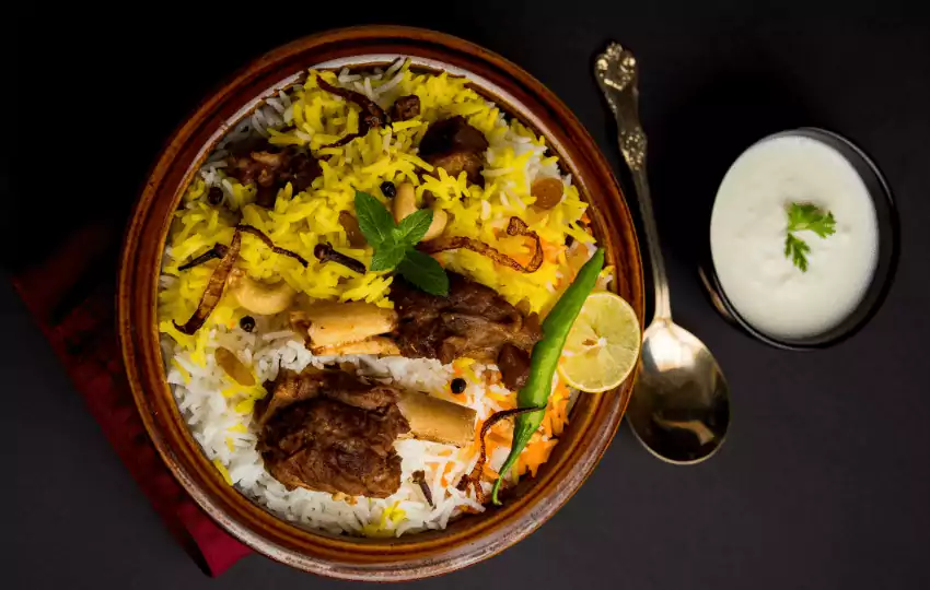biryani has been the most popular dish all over India since the mughal empire