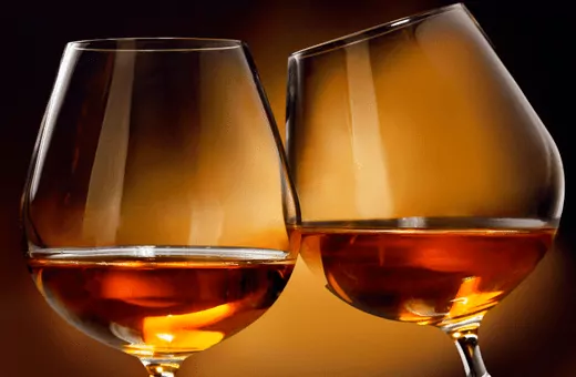 brandy is an excellent replacement for cherry liqueur in cocktails and other mixed drinks