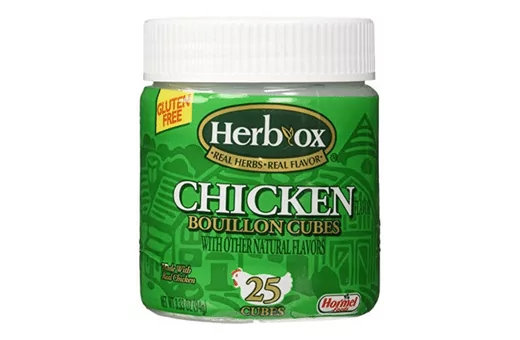 herb ox chicken bouillon cubes are cheap and also similar to knorr caldo de pollo