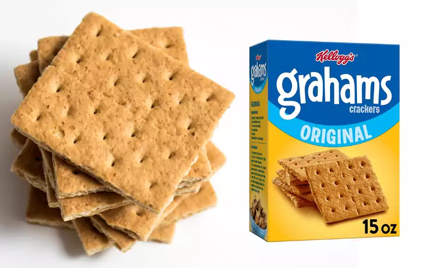 graham crackers are a type of biscuit that is usually made with graham flour