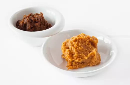 Miso is a paste created of fermented soybeans. Salt and a specific fungus (a koji starter) are added