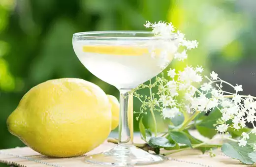 for a non alcoholic alternative to St. germain try elderflower lemonade