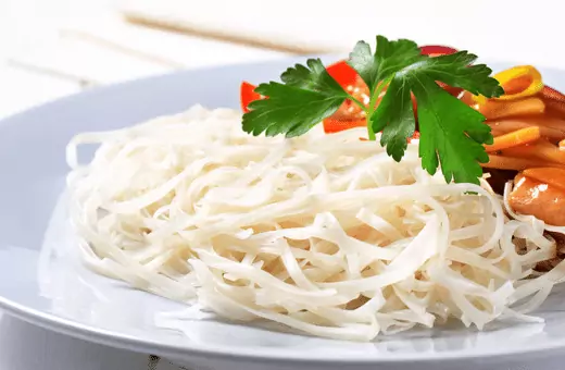 rice noodles make a great replacement for yakisoba noodle and can be used in all your favorite yakisoba recipes
