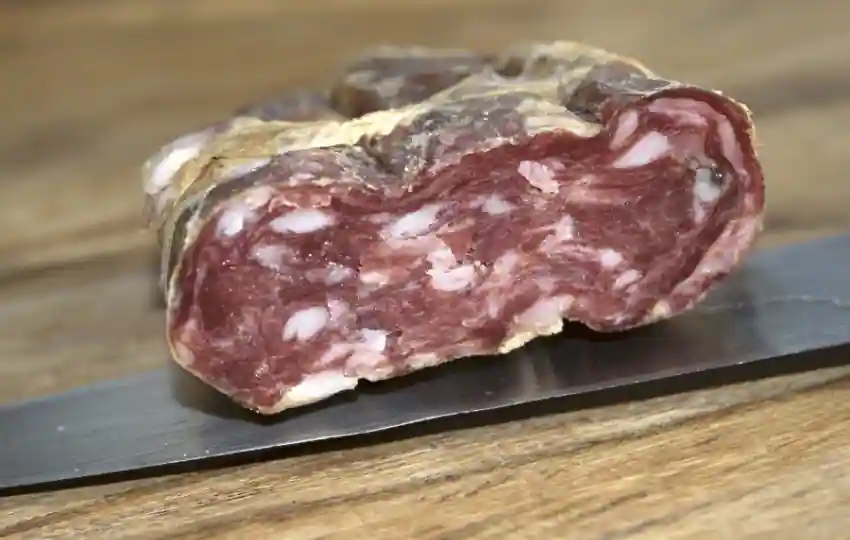 soppressata is a dry cured salami that developed in southern italy