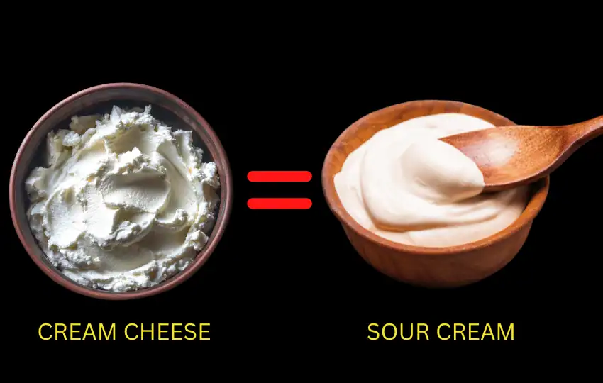 you can substitute cream cheese for sour cream