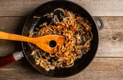 caramelized onion is a good substitute for dry onion soup mix