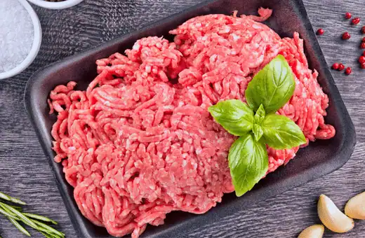 ground beef is good substitute for pork fat in the sausage