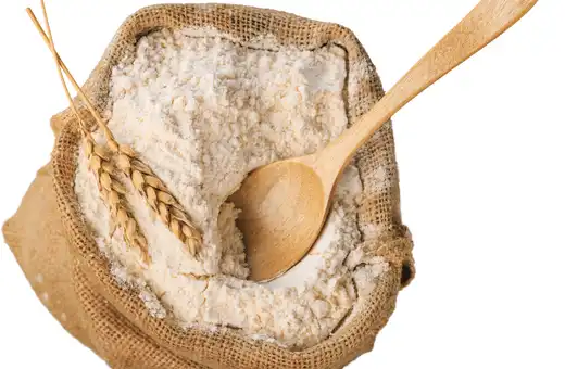 Bread flour is a type of wheat flour that is higher in gluten than all-purpose flour.