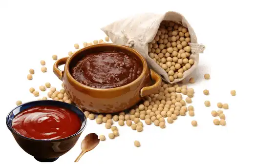 Fermented bean paste with sriracha makes an excellent alternative to chili bean sauce.
