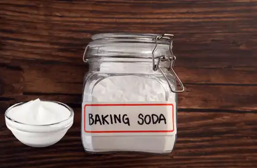 If you want to substitute plain yogurt for baking powder in a recipe, you can mix it with baking soda.