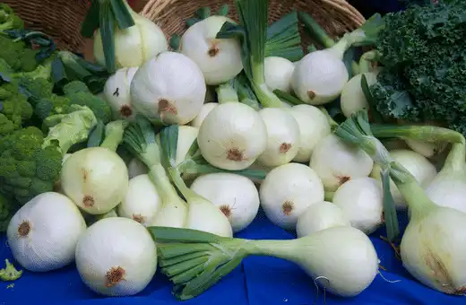 Sweet onions are the perfect substitute for Spanish Onions