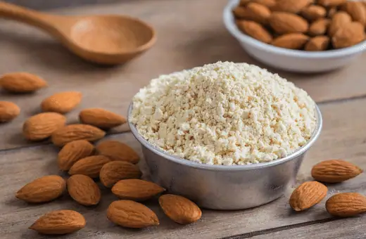 An almond meal is one of the best and most popular pecan meal substitutes. Almond meal is the most similar to pecan meal, both in texture and flavor profile when used in baking.