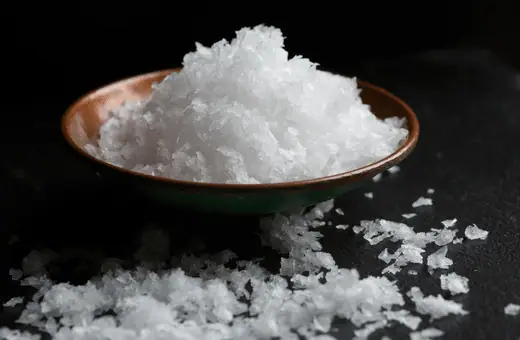 maldon salt is a famous alternative for black salt
