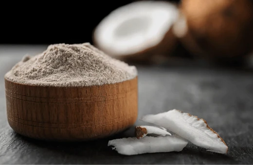 coconut flour can be used as a replacement for rice flour 