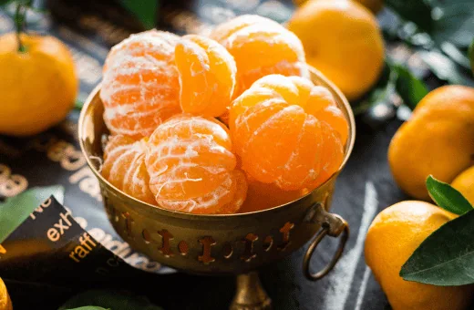 mandarin oranges are slightly sweeter than tangerines and make an excellent substitute for grapefruit