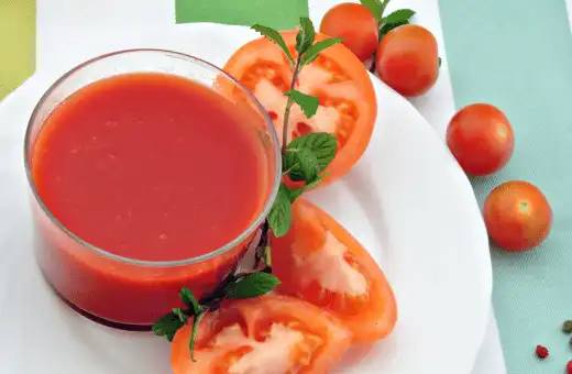 tomato juice is an excellent sherry vinegar alternative