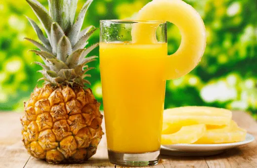 pineapple juice is an good alternate of catawba wine