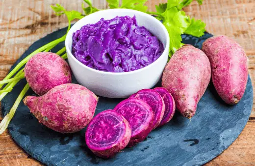 purple potatoes are also good alternative for desiree potatoes