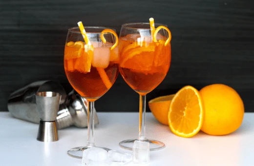 aperol is an ideal substitute for grand marnier