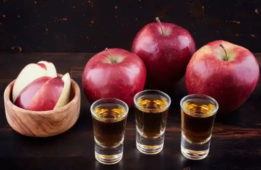 apple brandy is a nice substitute for goldschlager