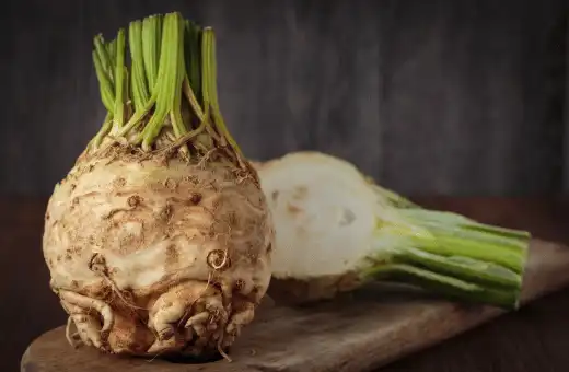 celeriac is great substitute for brussel sprouts
