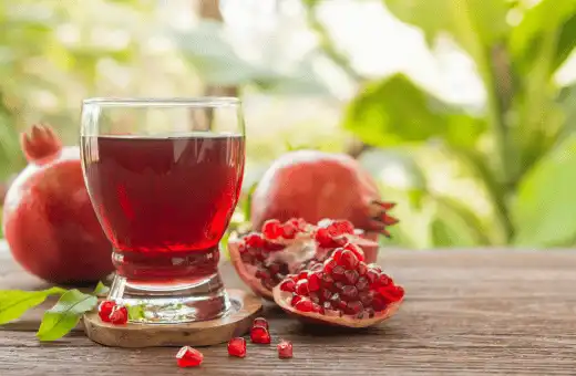 pomegranate juice is a nice replacement for apple cider