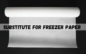 freezer paper is a thick plastic coated paper often used for crafts or food preservation