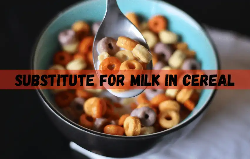 cereal usually does need milk when eaten