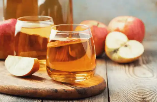 apple juice or apple cider is a superb substitute for brandy