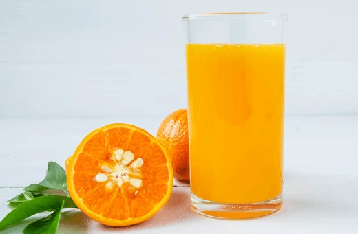 orange juice is nice replacement for orange curacao