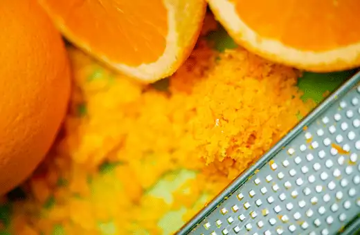 orange zest is great alternate for orange liqueur