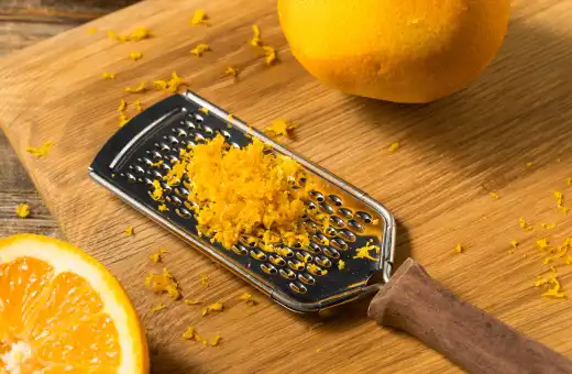 orange zest is good substitute for orange curacao
